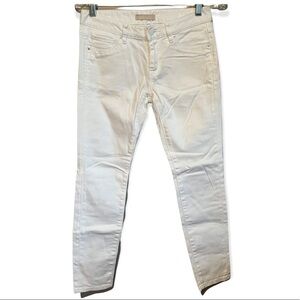 UJUJ White Skinny Ankle Jeans